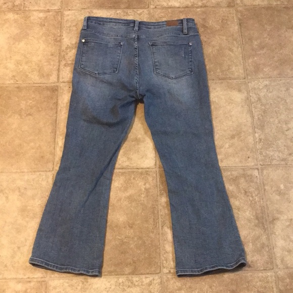 Judy Blue Demi Cropped Bootcut Denim Jeans Mid-Rise Blue  Size 13/31 - Picture 7 of 8